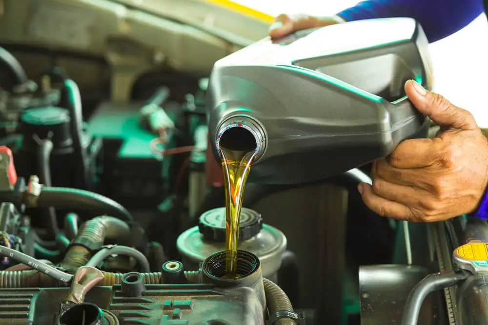 Thick Engine Oil