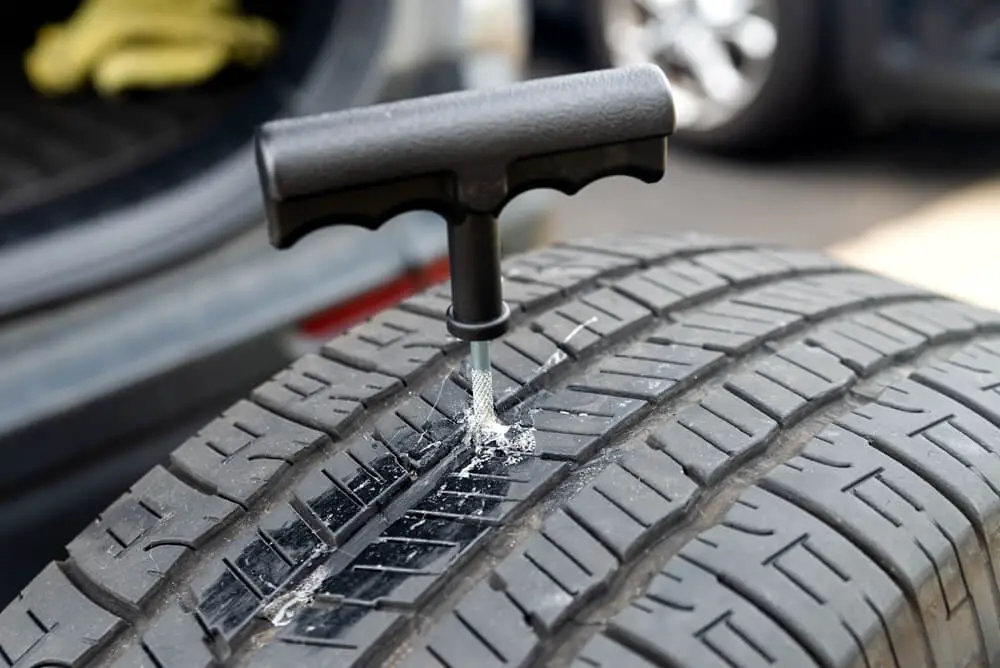 what to do if a tire plug is leaking