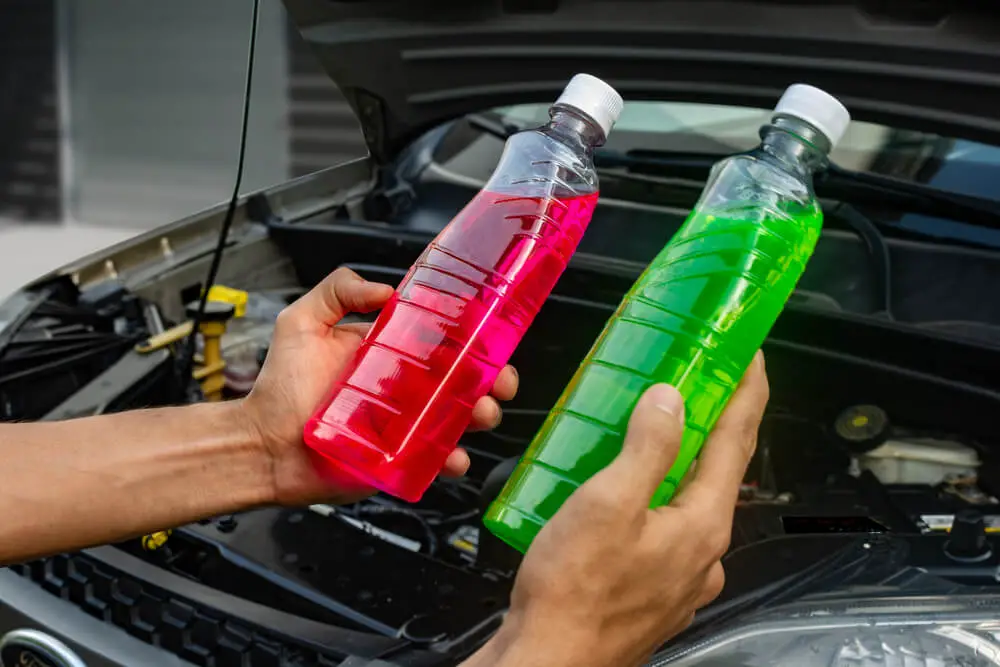green coolant vs red