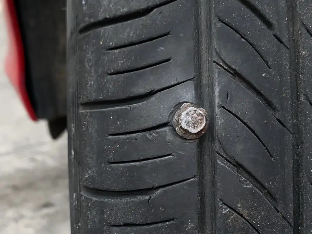 bolt in tire