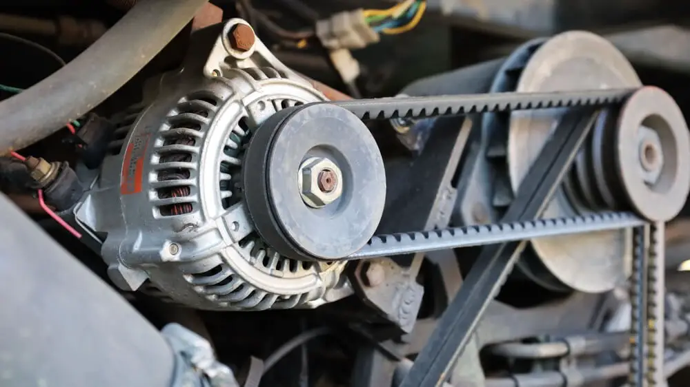 cleaning alternator without removing