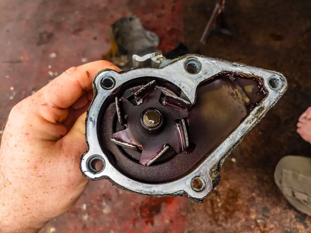 how long can you drive with a leaking water pump